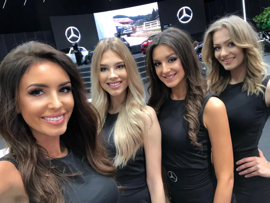 Hostessy OBSESSION na evencie marki Mercedes